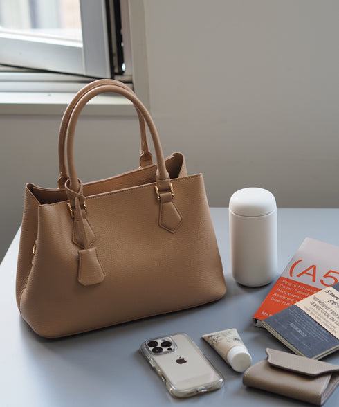 トートバッグ 2WAY ショルダーバッグ キーチャーム付き 17-1219